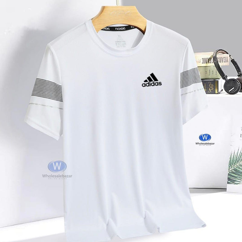 White Premium Quality t-shirt Adedas Men's T-shirts breathable  high quality T-shirts